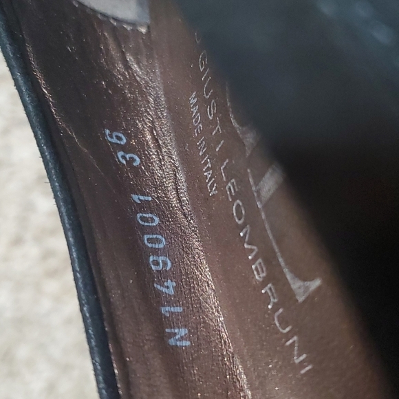 AGL Black Block Heel Suede Heels Size 36/6 - Picture 7 of 8